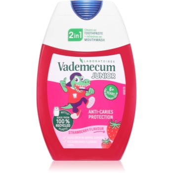 Vademecum Junior 2 in 1 pasta de dinti si apa de gura 2 în 1 pentru copii